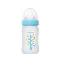 Pigeon Limited Edition Silicon Baby Nursing Bottle with SS Teat 160ml - Tree